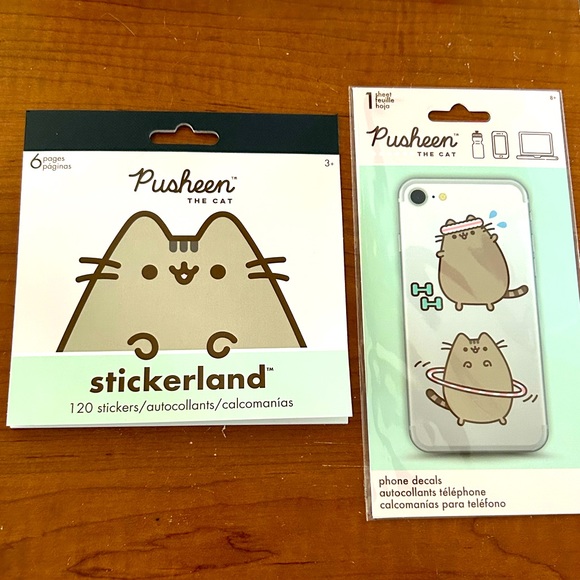 Pusheen Office Pusheen 2 Sticker Book Pusheen Phone Decal Stickers